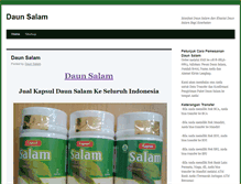 Tablet Screenshot of daunsalam.org